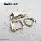 (Металлическая пряжка + Регулируемая пряжка + D-образное кольцонабор) ошейник для собак сделай сам 20 мм, пряжка с покрытием из экологически чистого материала для шитья в розницу