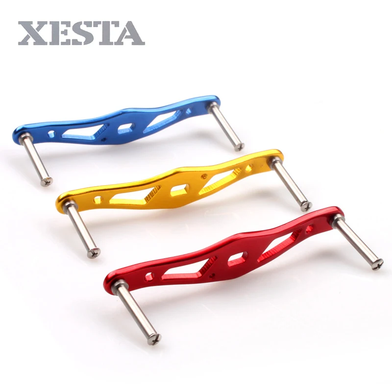 XESTA Рыболовная катушка с ручкой сплав алюминиевые материалы длина рыболовного