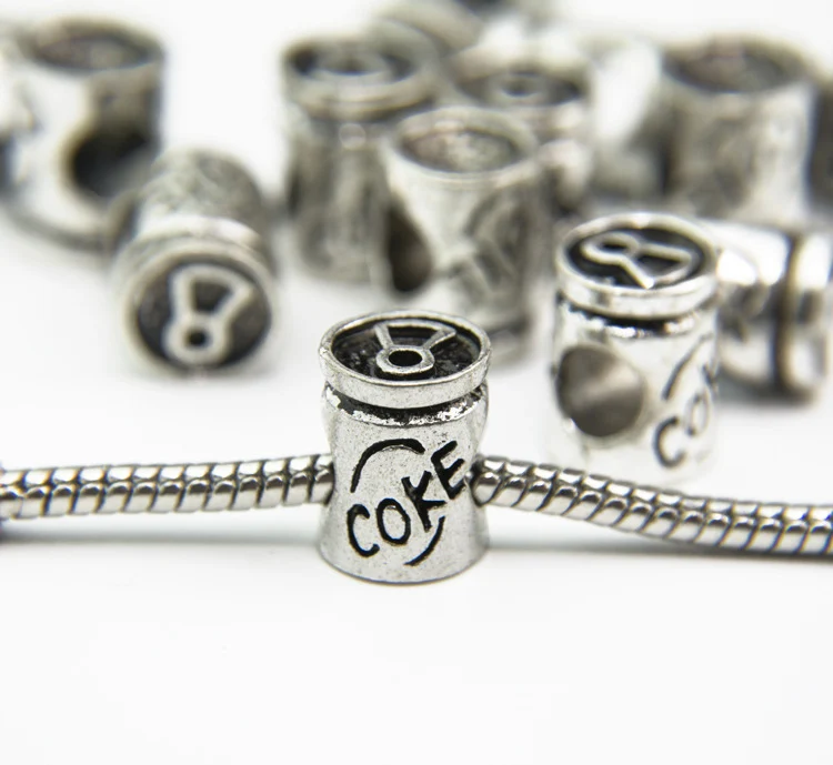 Серебряный позолоченный Любовь Сердце бусы европейские бусины Сделай Сам