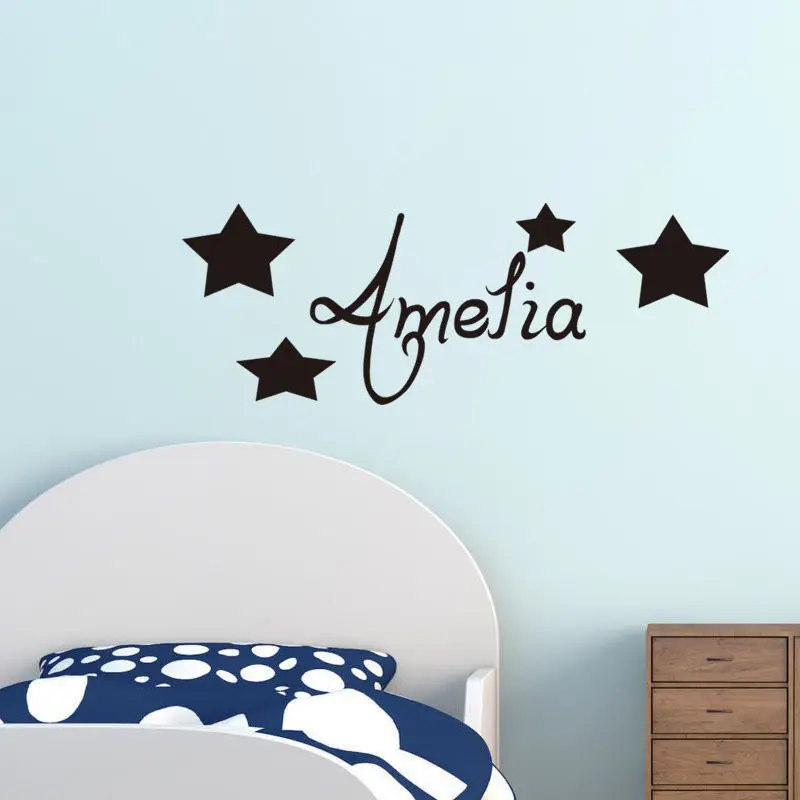 По индивидуальному заказу с возможностью выбора любого имени виниловые наклейки