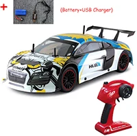 with battery Радиоуправляемая машина для Laf GT3 2,4G 1:10 Дрифт Гоночная машина высокая скорость машина чемпиона Радиоуправляемый автомобиль гоночный автомобиль модель Электрический RTR игрушка - Цвет: with battery