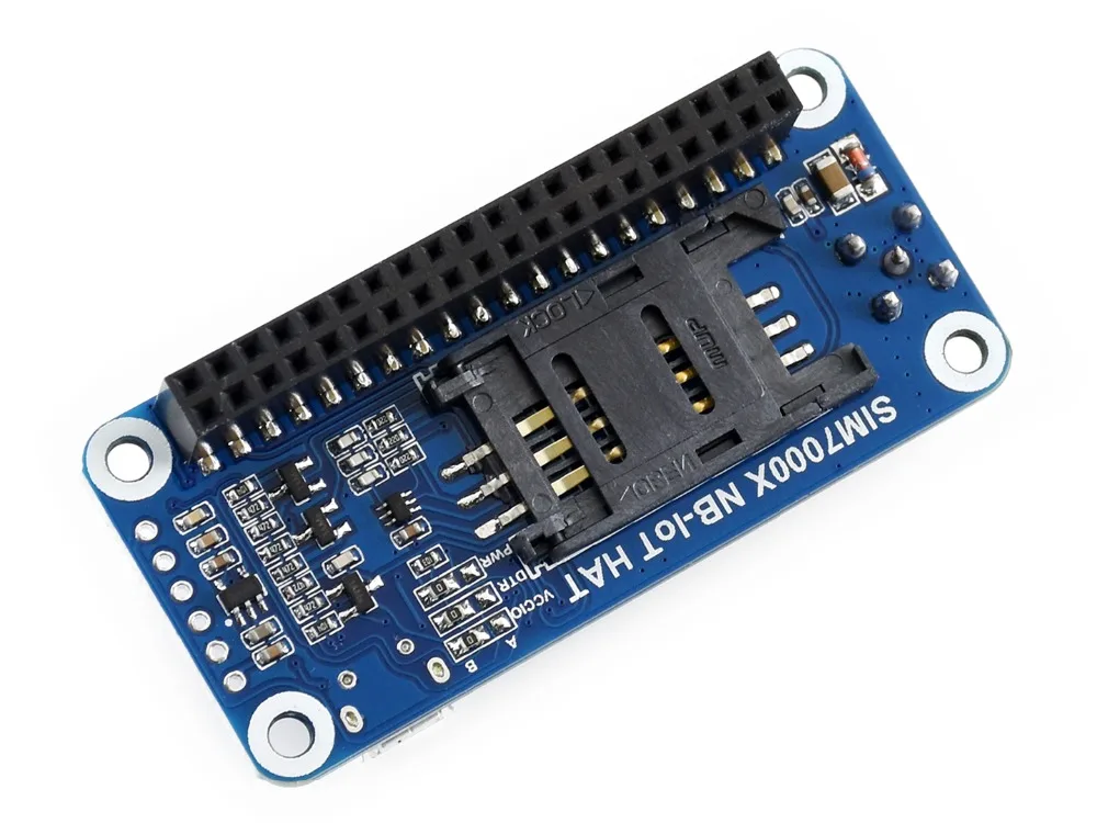 NB IoT/eMTC/EDGE/GPRS/GNSS HAT для Raspberry Pi на основе SIM7000E|Демонстрационные стенды| |