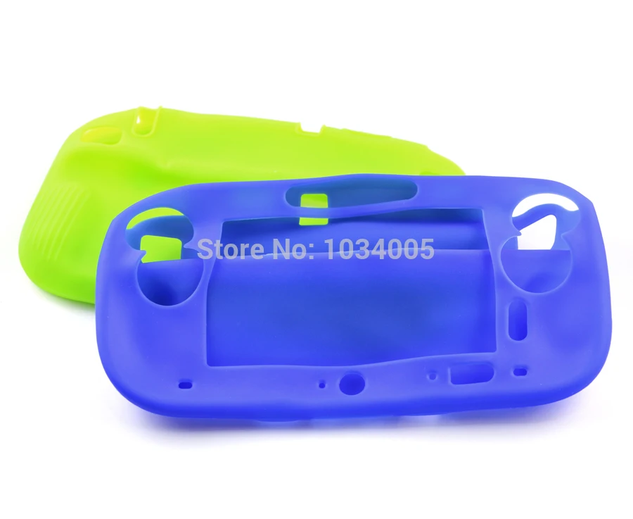 ChengChengDianWan 10 шт. для Nintendo Wii U высококачественный силиконовый чехол гелевый кожаный