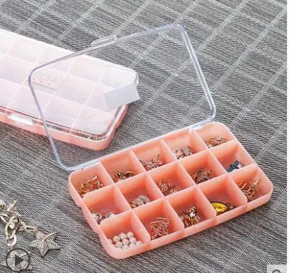 

Hand jewelry jewelry storage box earrings ring travel compact portable jewelry box plastic transparent