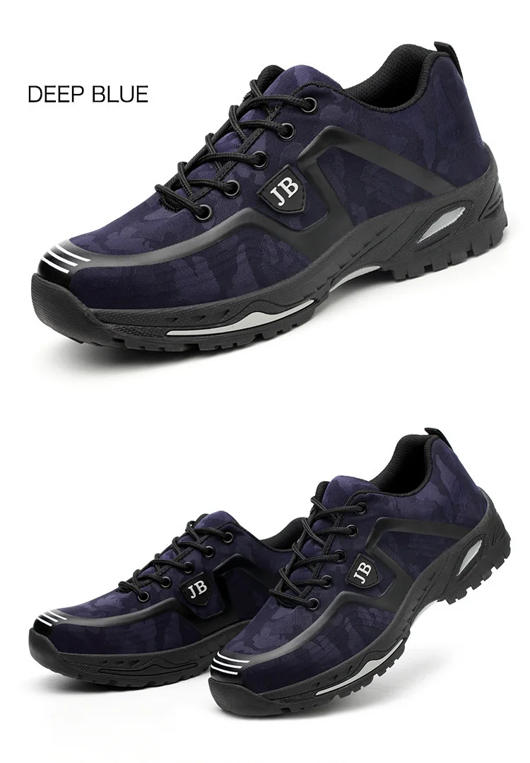 Work Safety Shoes Steel Toe Work Boot men shoes Anti-puncture Safety Boot indestructible shoes Slip-on male shoes adult Sneaker