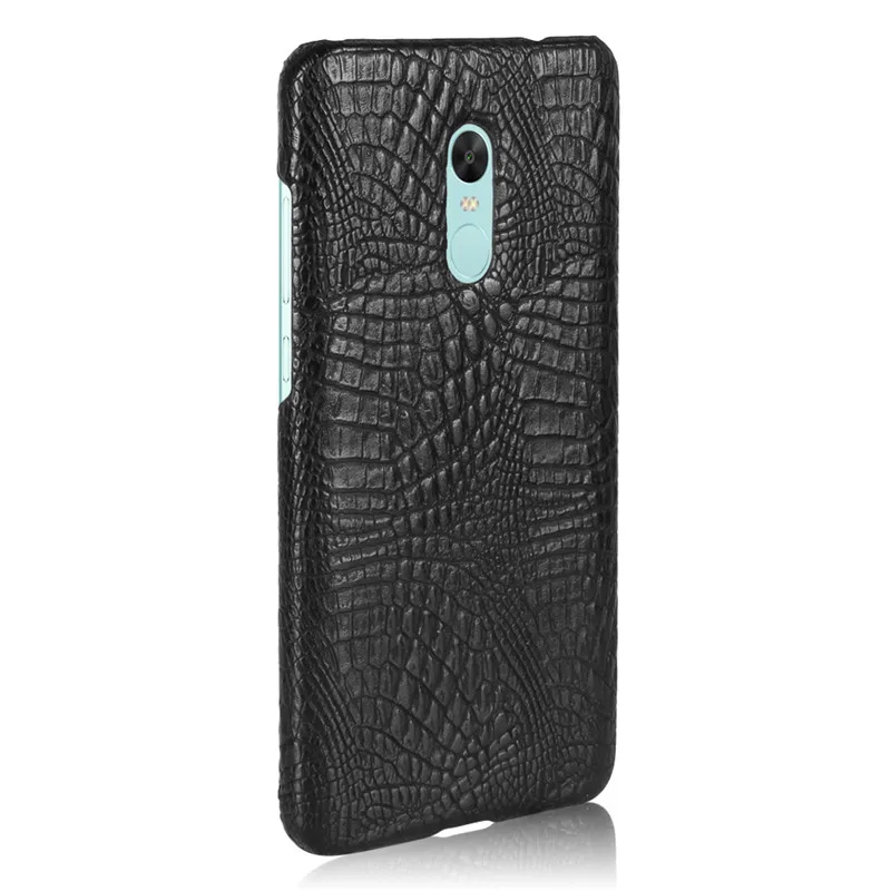 Redmi Note 4 New Case For Xiaomi 4X Global Version Luxury Crocodile Grain PU Leather Hard Back Bag Cover |