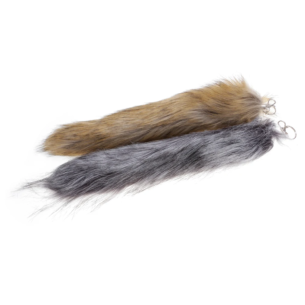 38cm Women Comfortable Soft Faux Fur Tail Keychain Anal Sex Toys |