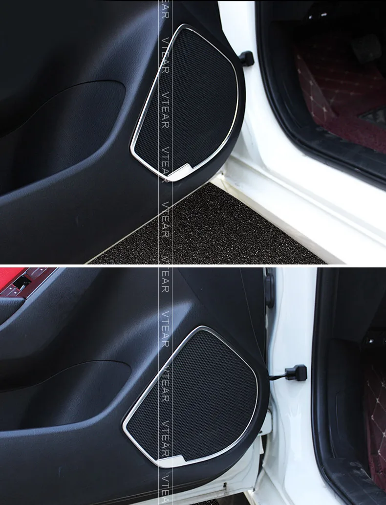 Vtear для Mazda 3 Axela, аксессуары для автомобильной двери, стерео динамик, аудио звук, громкий динамик, литьевая крышка, комплект, внутренняя отделка