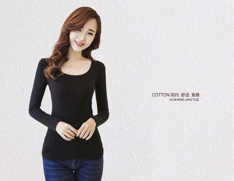 Новинка весна осень 2019 модная пикантная облегающая эластичная тонкая футболка с