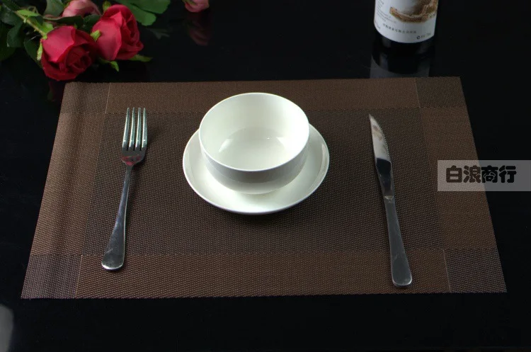 1 шт. коврики для столовых приборов 3 цвета декор из ПВХ кухонные столовая