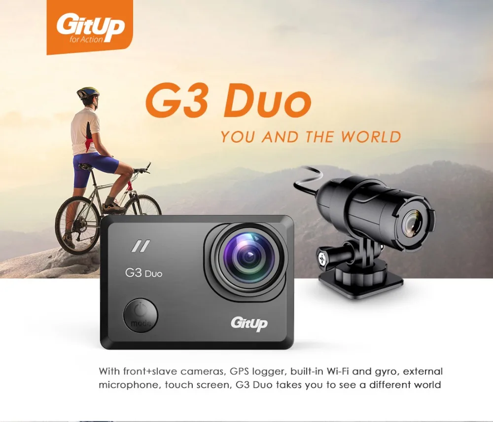 Оригинальная ведомая камера Gitup для GITUP Git3 G3 двойная камера|camera for|cameras cameracamera g3 |