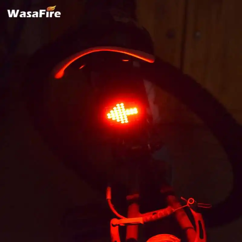 WasaFire велосипедный светильник поворотники велосипедная лампа 64 светодиодный лазерный поворотный задний светильник водонепроницаемый перезаряжаемый велосипедный рыболовный велосипедный задний фонарь