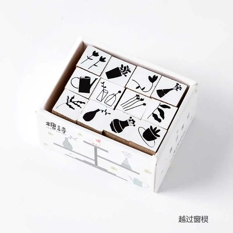 Винтаж исследование повседневной жизни серии штамп DIY craft деревянные резиновые штампы для скрапбукинга канцелярские Стандартный штамп YZ019 - Цвет: 2
