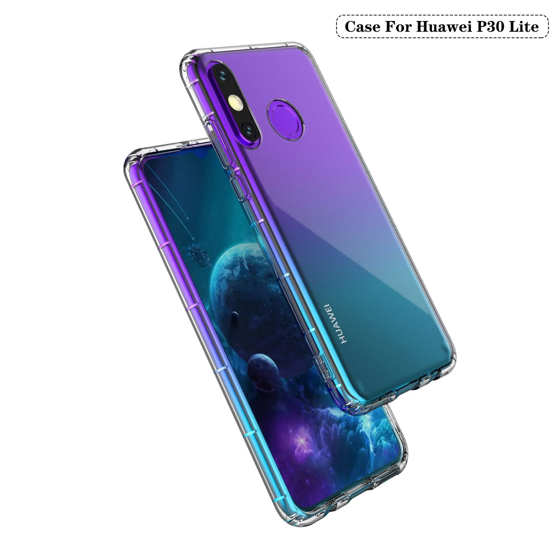 Для Huawei P30 lite Pro ультратонкий прозрачный противоударный силиконовый мягкий TPU P 30