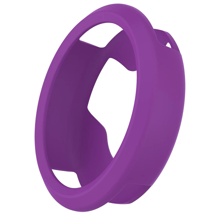 Purple XBERSTAR силиконовый защитный кожаный чехол для Garmin Vivomove HR Smartwatch Оболочка Чехол s резиновый рукав протектор - Цвет: Purple