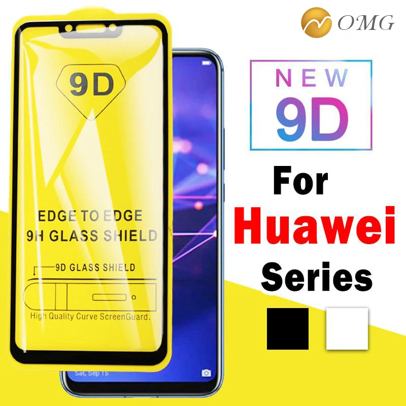 OMG изогнутый край 9D защитное закаленное стекло для Huawei Nova 3 3e 2i 3i P smart P20 Pro Lite серия