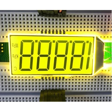 14PIN отражение 4-1/2 цифры сегмент ЖК-панель 3В зеленая желтая задняя подсветка |