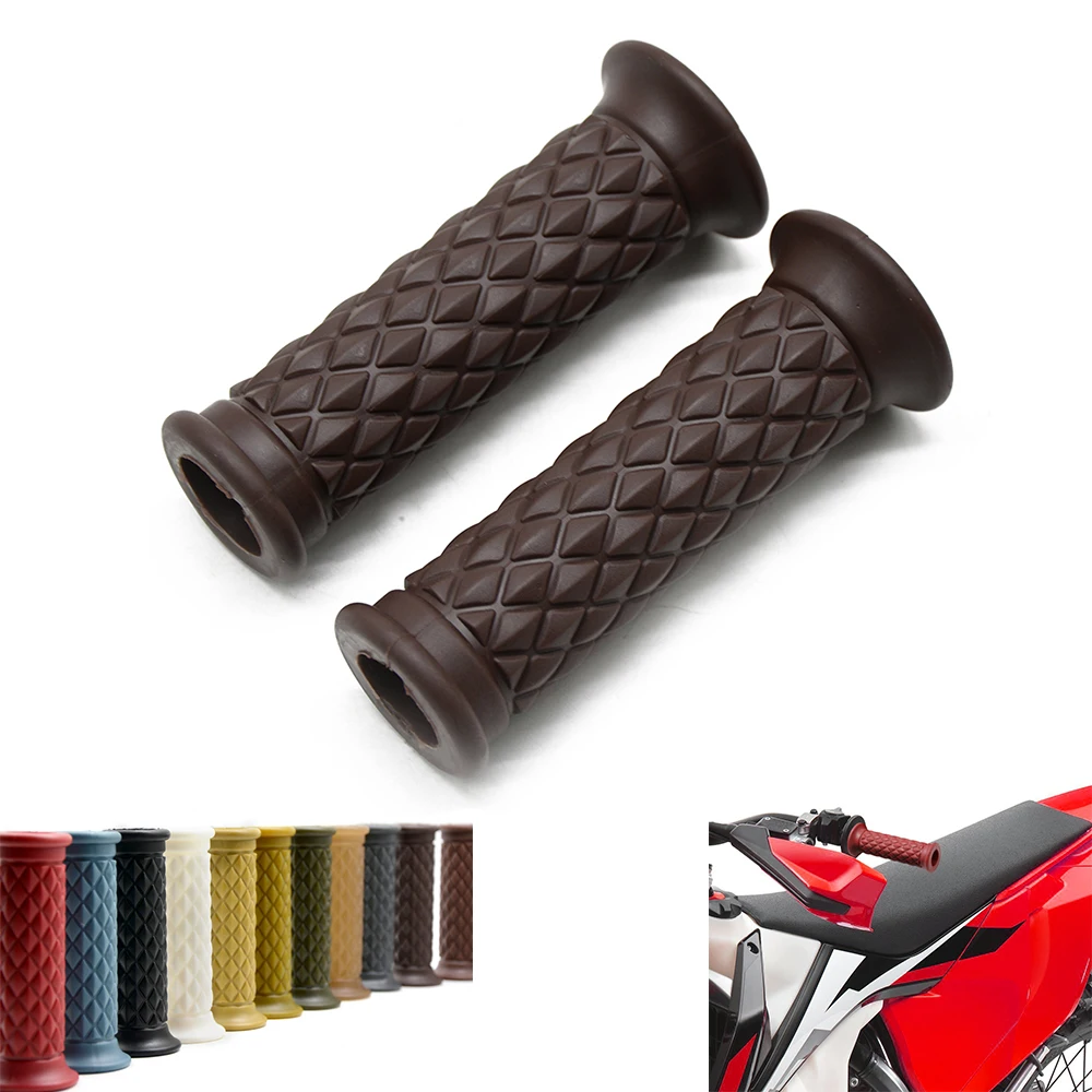 7/8 &quotудобные мотоциклетные ручки крутые руль для Кафе Racer Bobber Clubman на заказ