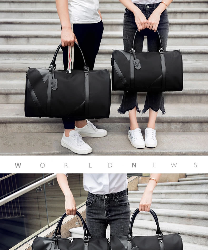 Wobag Новая модная спортивная сумка для сна, водонепроницаемая нейлоновая мужская сумка для путешествий, большие дорожные сумки через плечо