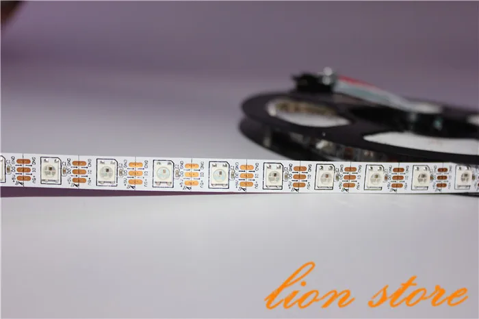 Не Водонепроницаемый DC5v 5 м 300 светодиодов 60 пикс./м 5050 smd ws2812 ws2811 rgb Светодиодные