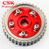 1 pcs adjustable cam gears pulley alloy timing gear fits for honda sohc d15d16 d series engine redbluepurple