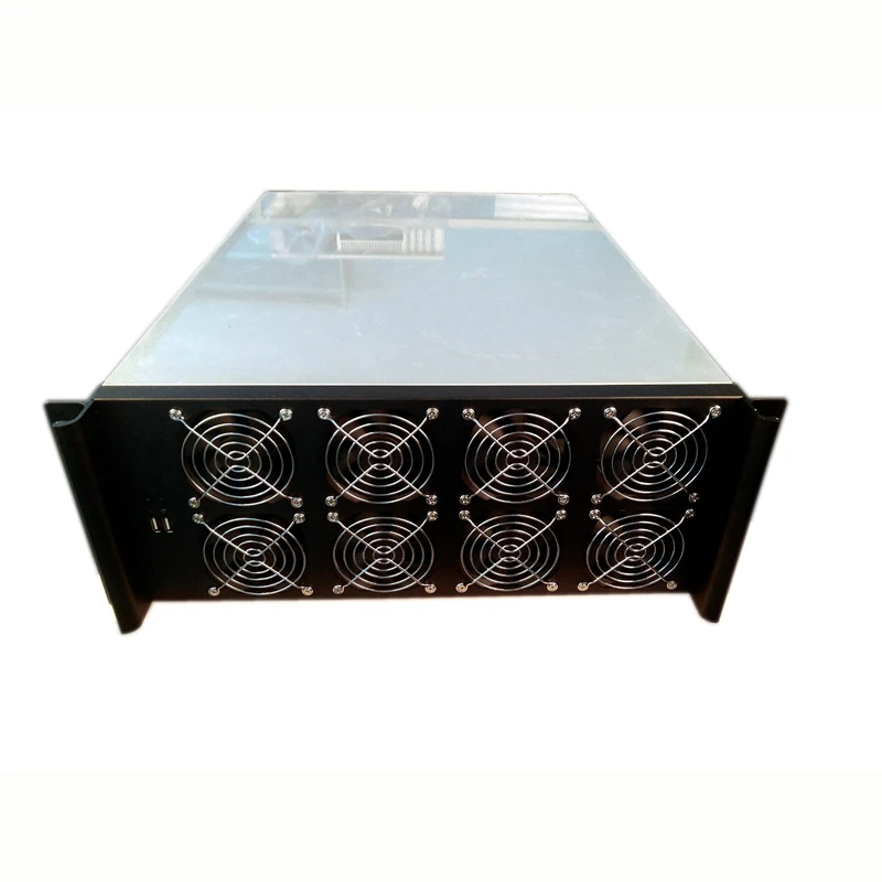 mining machine 4U PC sever cabinet rack USB miner frame ETH ZEC BTC LTC XMR coin for r9 370 380 rx470 480 570 580 6 graphic card |
