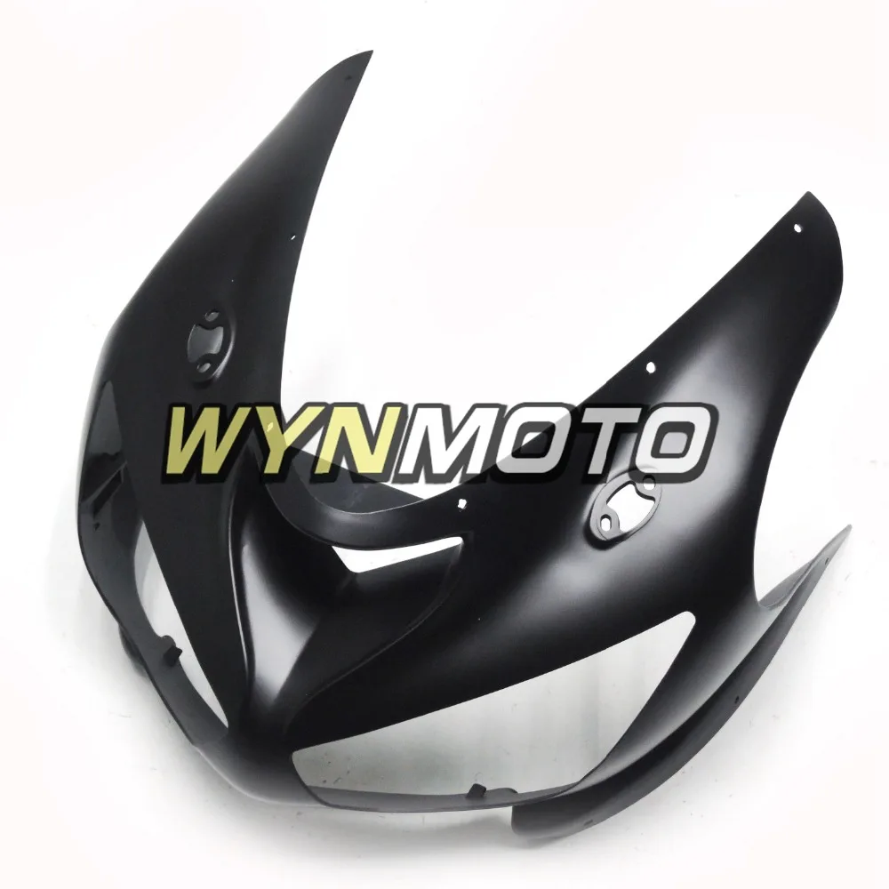 

Painted Front Fairing For Kawasaki ZX6R 2005-2006 05 06 ABS Motorbike Bodywork Part Headlight Frame Gloss Black Body Kit