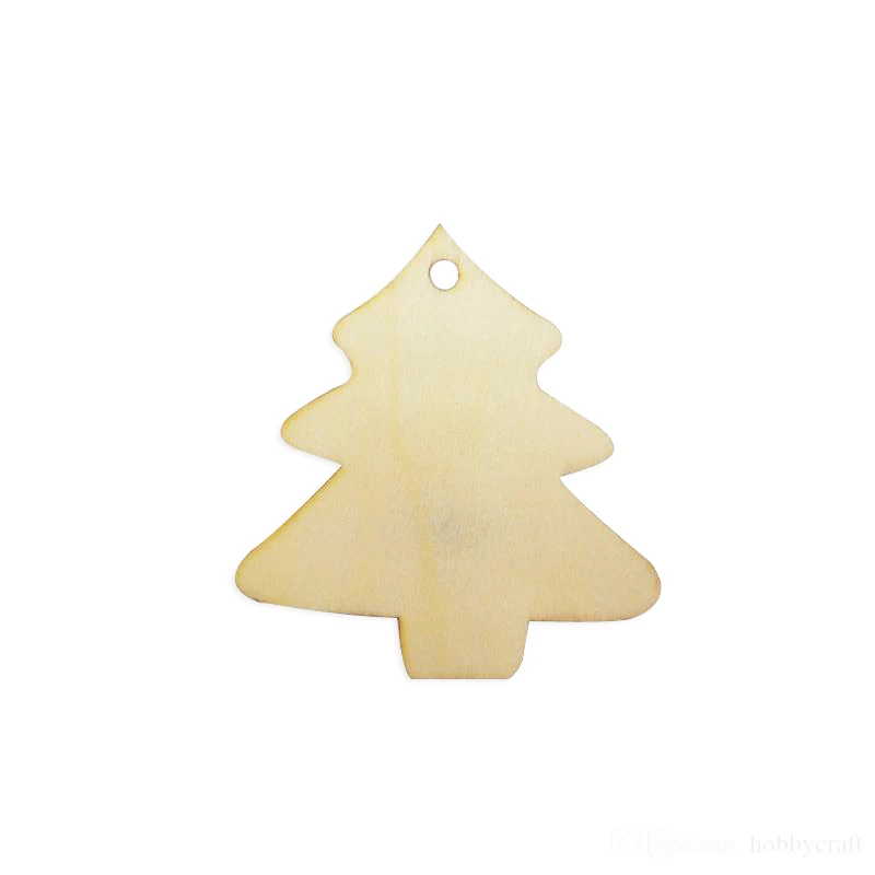 

Happymems Wooden Shapes Christmas Tree Tags Christmas Decorative Wood Tags Scrapbooking Embellishments DIY Craft Home Decor
