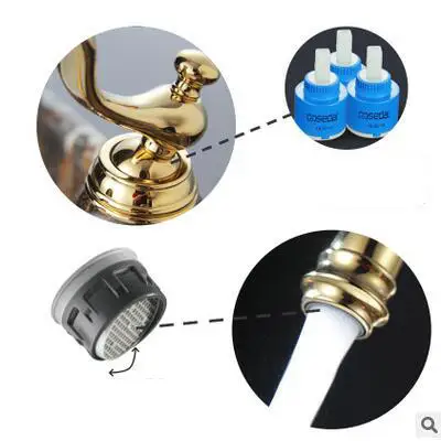 6 цветов твердая латунь художественный Vingate смеситель горячей и холодной воды