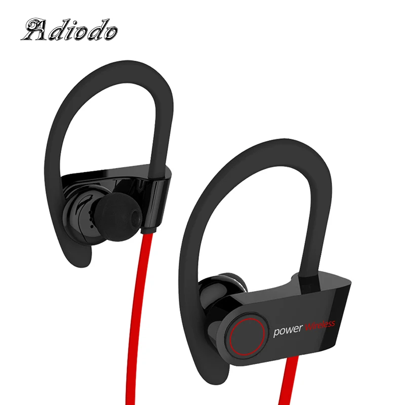 Беспроводные наушники Bluetooth спортивные с микрофоном музыкальные стерео для