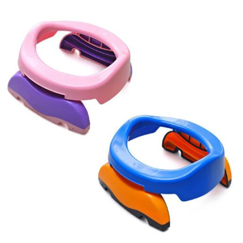 

Children Toilet Seat Cars Potties Chamber Pots Plastic Portable Kids Trainers Potty Chair Folding Toilet Ring Baby Travel Potty