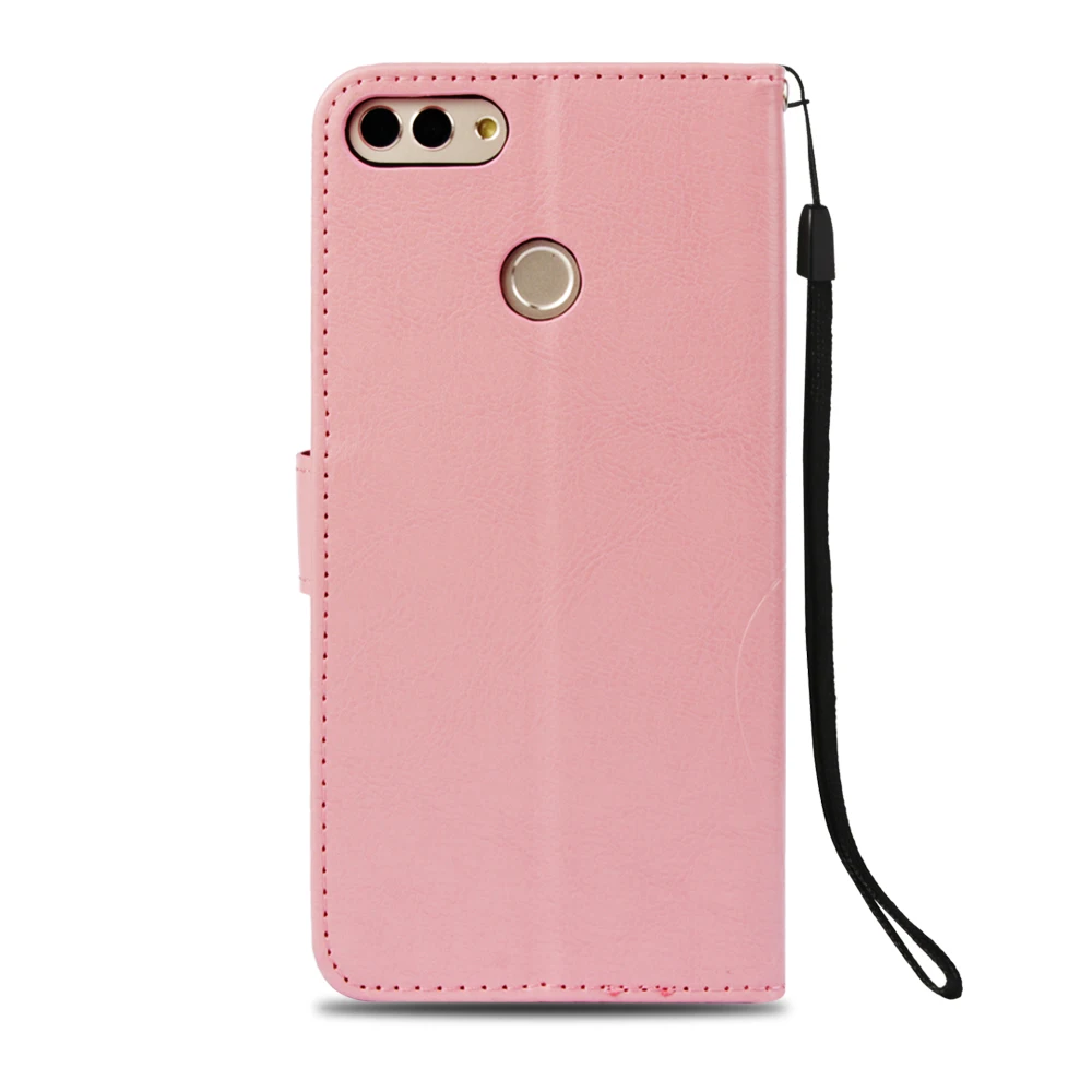 For Huawei Y9 2018 Enjoy 8 Plus Flip Leather Phone Case FLA-LX2 FLA-L22 FLA-L21 FLA-L02 Wallet Stand Cover FLA-LX1 FLA-LX3 Funda | Мобильные