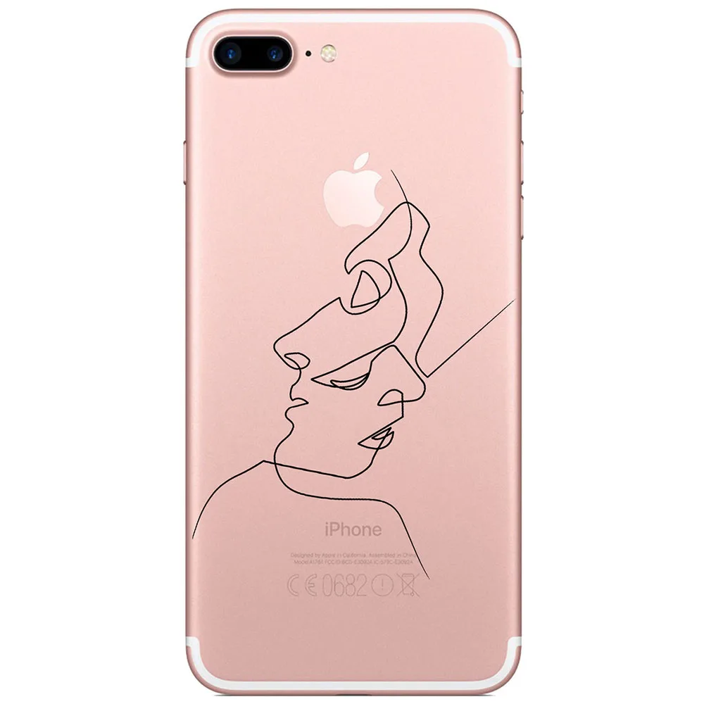 Милый Мультфильм Красивые Капа для iphone 6 6s плюс силиконовый чехол ТПУ X 7 8 крышка