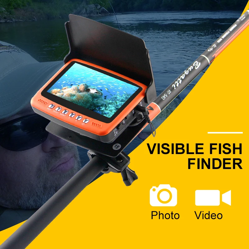 Видимый видео рыболокатор подводный лед рыболовная камера ИК Ночное Видение 4 3