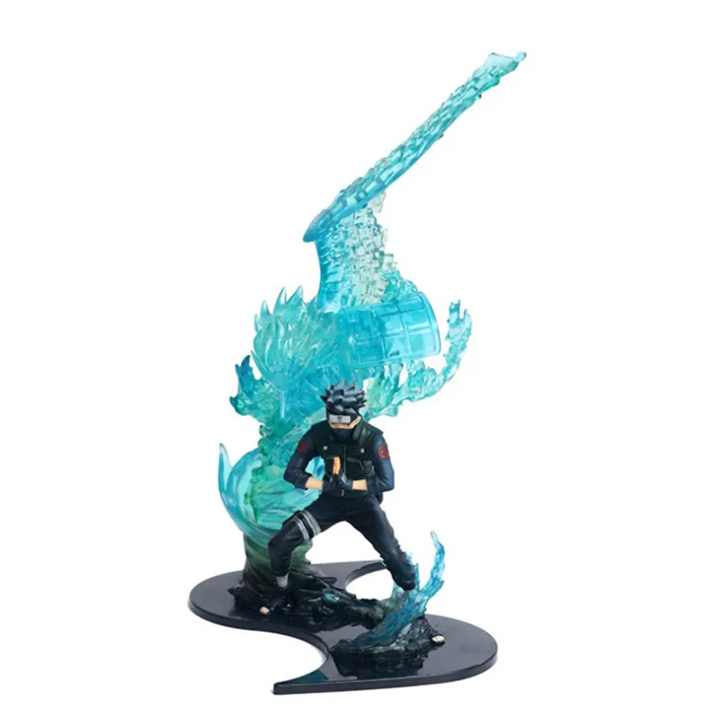 Наруто ПВХ фигурка Zero Uchiha Itachi Fire Sasuke Susanoo Какаши Минато Kurama отношение Madara Senju Hashirama игрушки - Цвет: Kakashi Opp