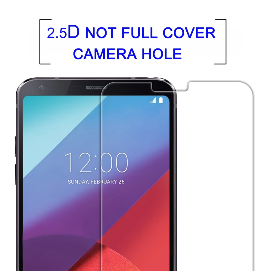 Для LG G3 G5 G6 G4 Закаленное стекло пленка 9H твердость 2.5D протектор экрана мобильного