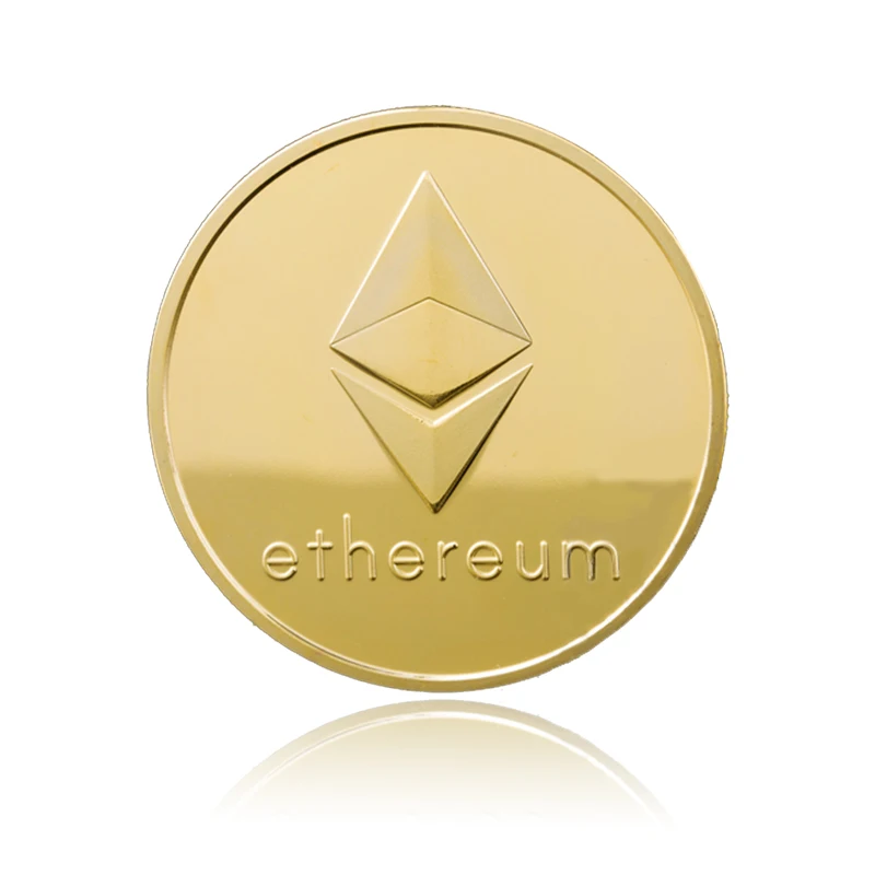 Позолоченные Эфириума монета памятная монета Litecoin Книги по искусству коллекция подарок физического Античная имитация украшения дома AUG27