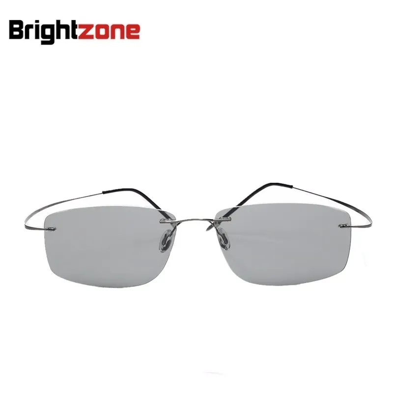 Светильник Вес Бета Титан Для мужчин женщин без оправы TAC фотохромные