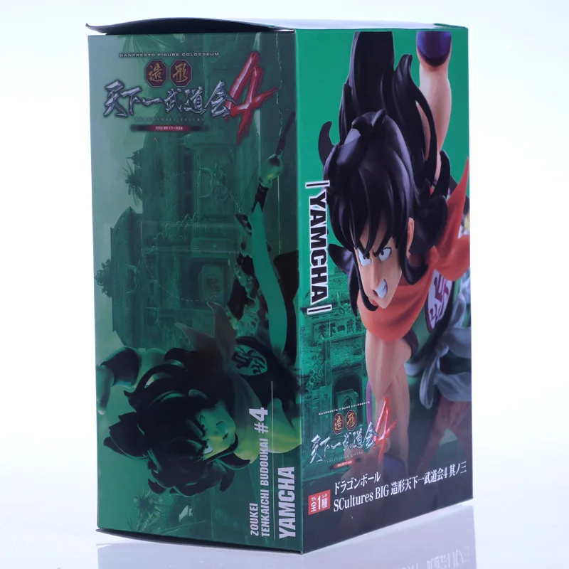 Драконий жемчуг Z Yamcha из ПВХ фигурку Tenkaichi 4 японского аниме коллекционный