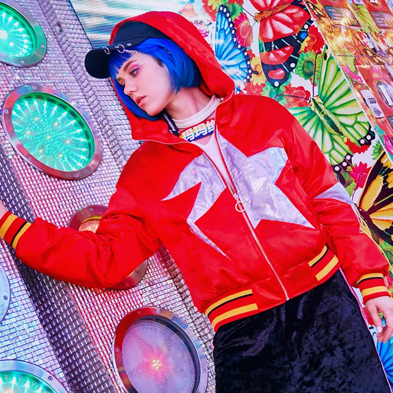 Зимняя женская новая теплая пуховая куртка с длинным рукавом и капюшоном модная