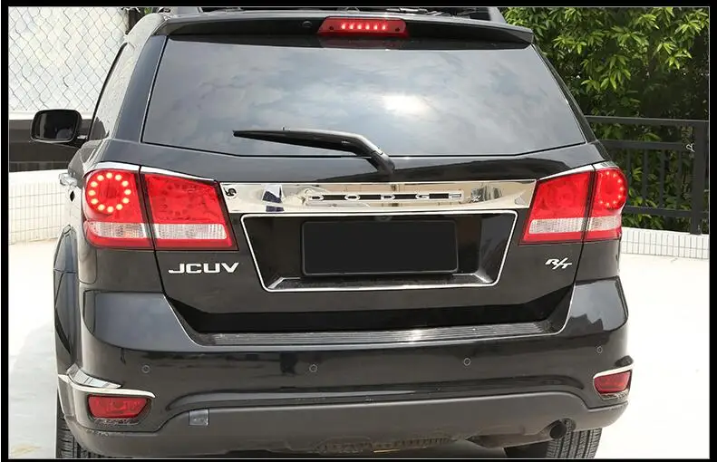 ABS Хромированная Задняя Крышка багажника дверца планки для Dodge Journey JCUV 2013 2014 2015 2016