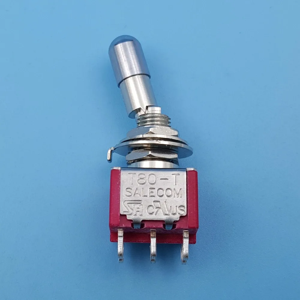 SH T8011 LKB фиксирующий рычаг 6Pin поддерживается вкл 2 положения DPDT мини