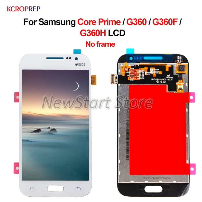 ЖК-дисплей без рамки для Samsung Core Prime сенсорный экран с дигитайзером в сборе 4 5