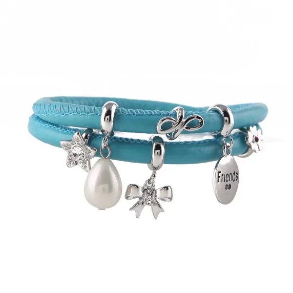 Vinnie дизайнерские украшения четыре листа клевера подвески серебряного цвета для