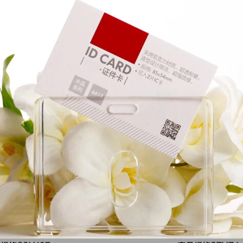 Высокое качество 5 шт. акриловый деловой значок с выдвижным значком на катушке