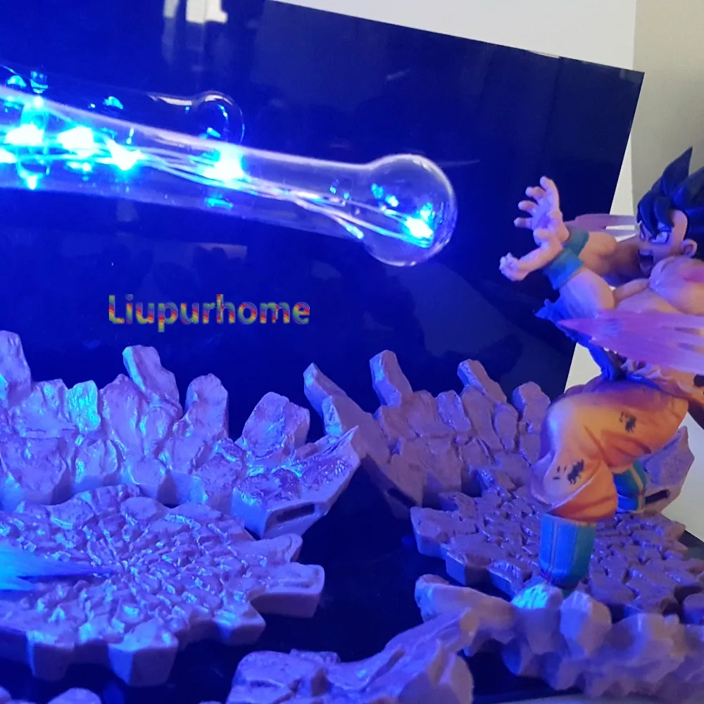 Лампа Dragon Ball Сон Гоку светодиодные ночные светильники Kamehameha Lampara Goku Super Saiyan DBZ