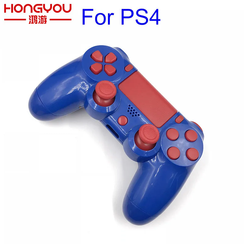 

5 комплектов, полный корпус, чехол, Обложка, набор кнопок с полными кнопками, набор для замены контроллера Playstation 4 PS4
