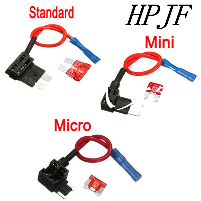 12V Держатель предохранителя добавить-a-цепи нажмите адаптер Micro/Mini/Стандартный ATM