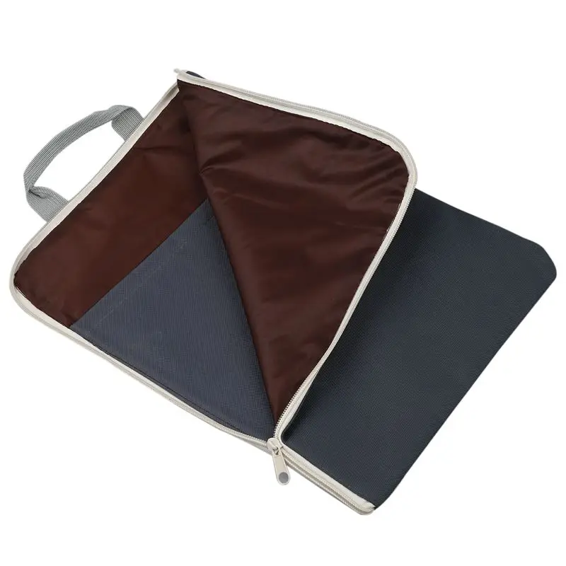 Простой однотонный А4 большой вместительный пакет для документов деловой