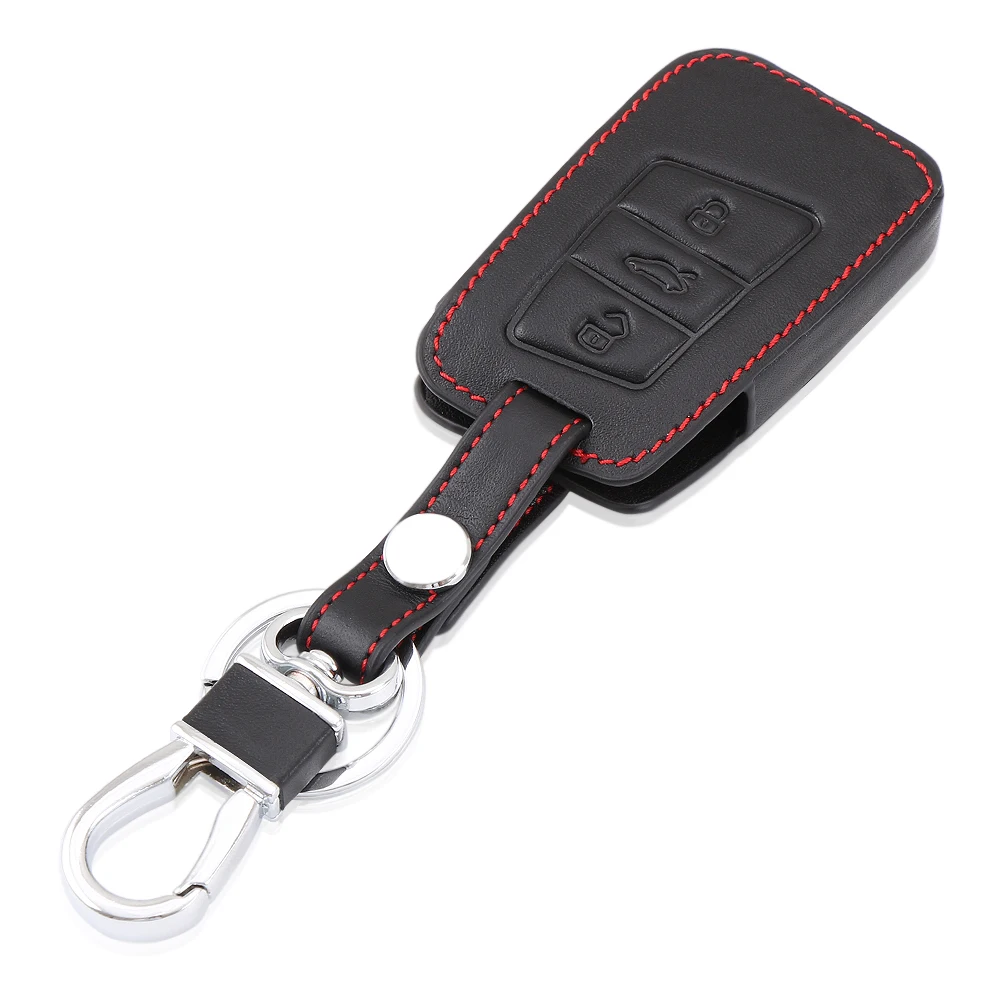 1 шт. кожаный чехол брелок для ключей кольцо Volkswagen VW Passat B8 2015 2016 2017 автомобильные